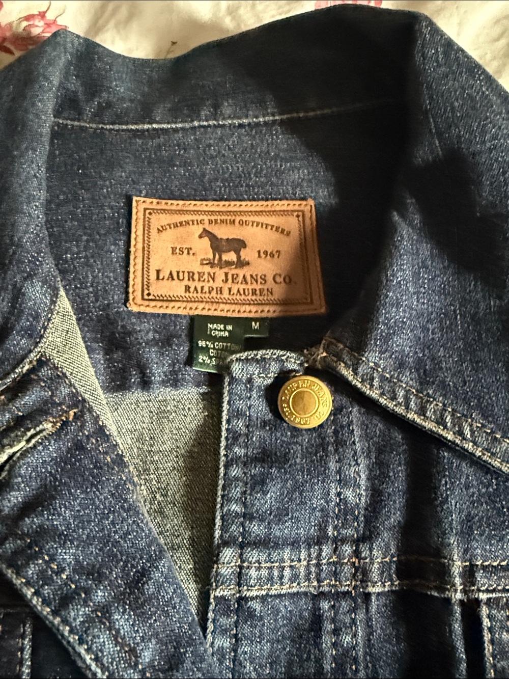 Lauren Ralph Lauren Dark Blue Denim Jacket